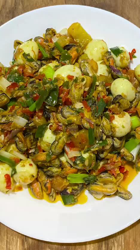 Tumis Kerang Telur Puyuh ??