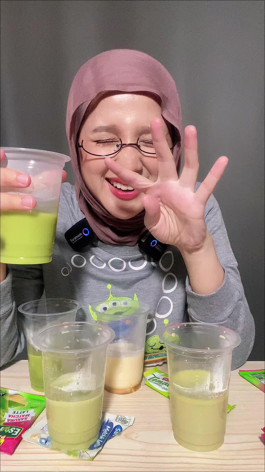 Nyobain matcha sachet #markitry 