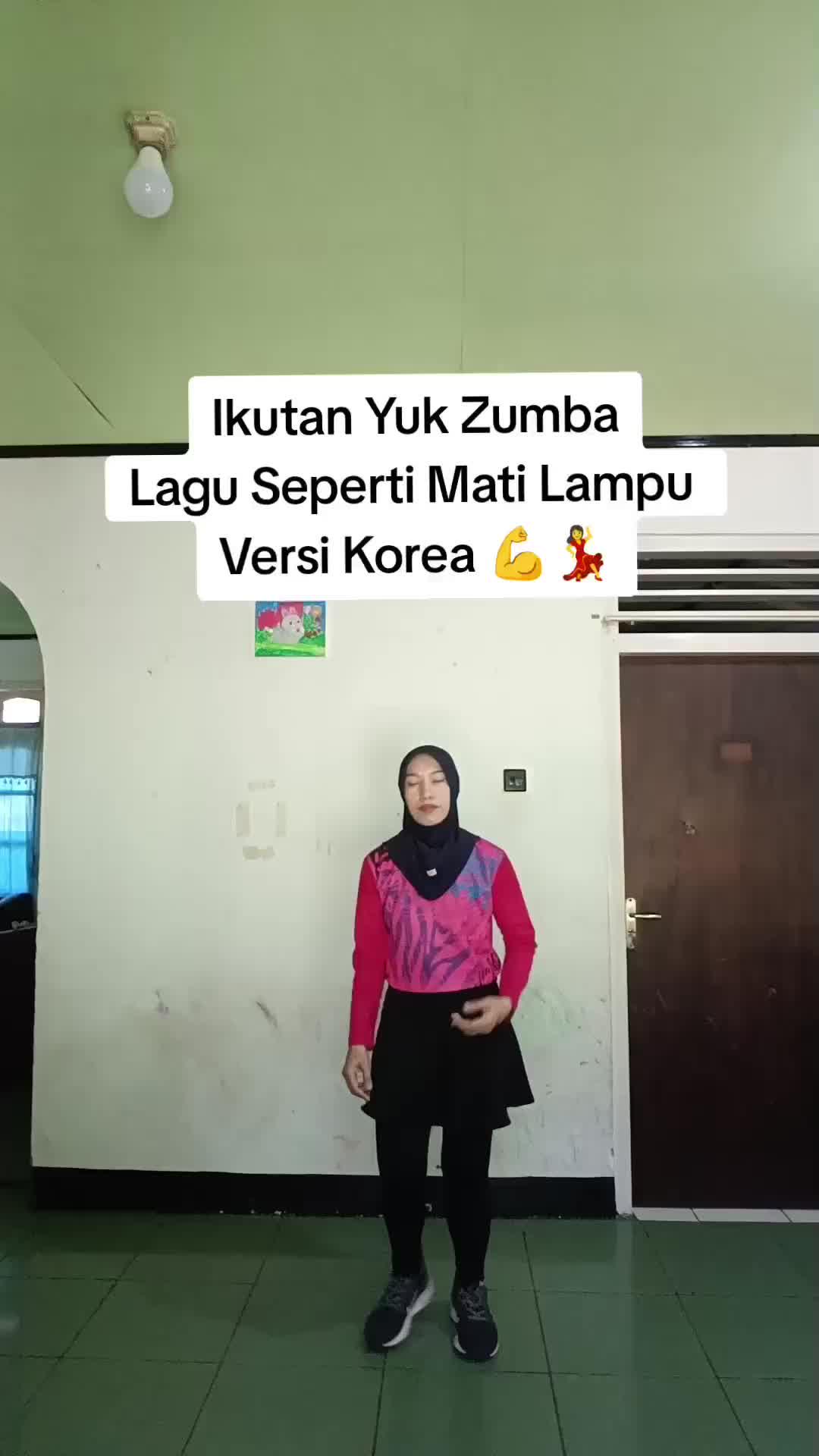 Wah asyik juga ternyata guys ??? #zumba #senam #dirumahaja 