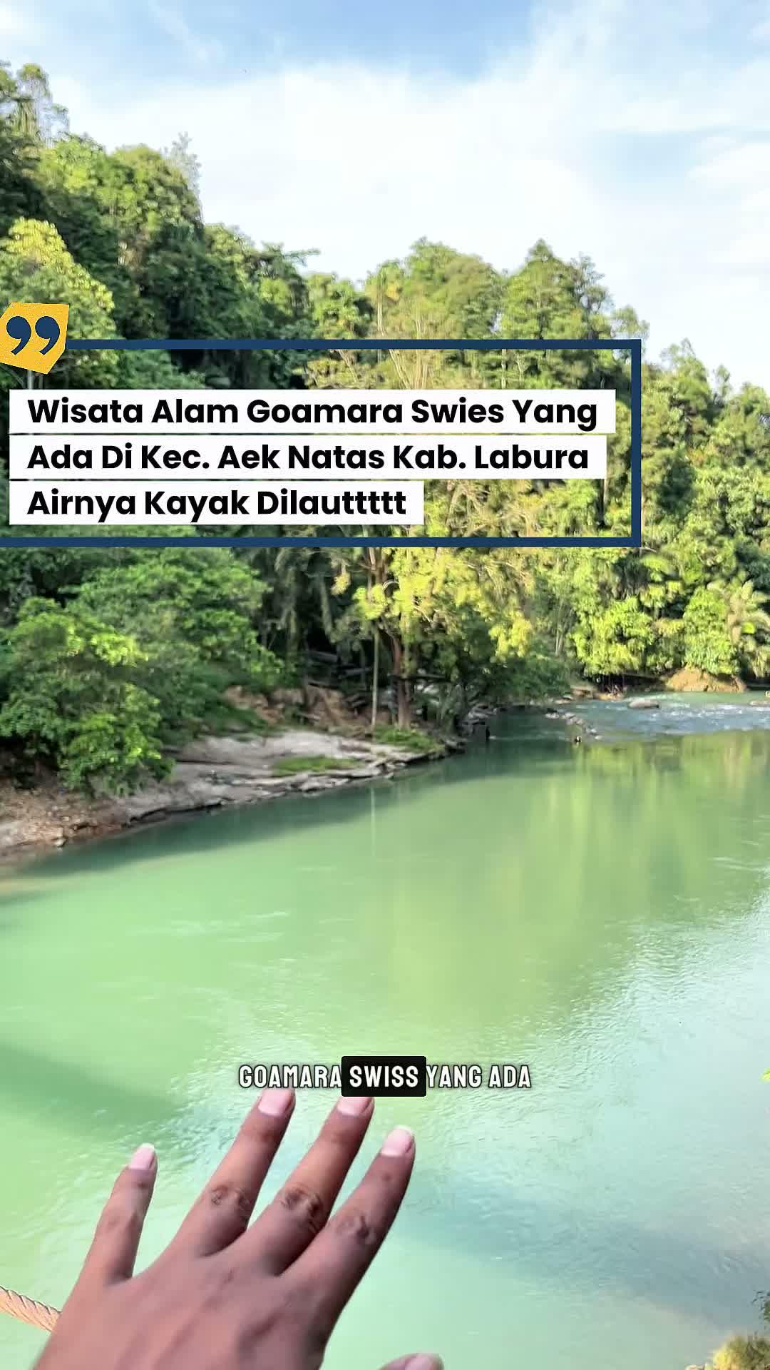 Klen pernah Ke Goamara Swiss Beluk Wakku ??
.
 #ikarezawakku #vlog #travelling