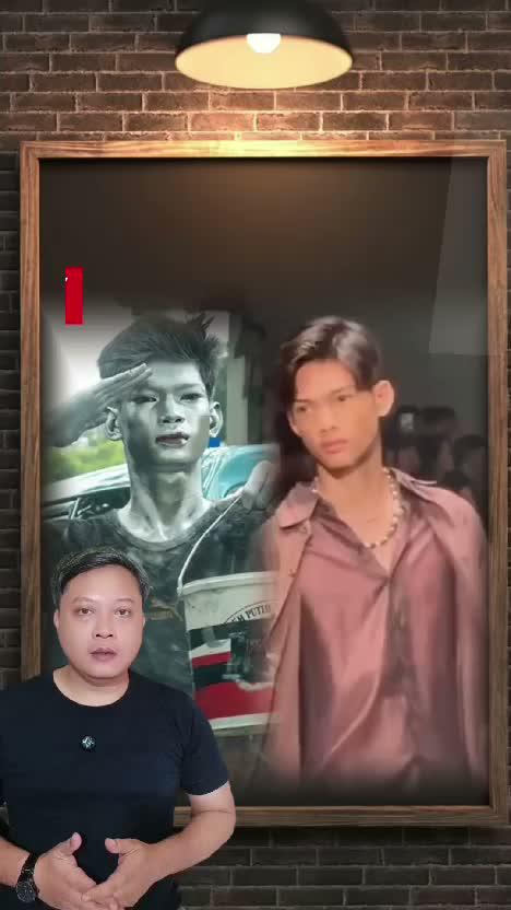 Transformasi Mike Octavian dari manusia silver menjadi model catwalk #mikeoctavian #model 