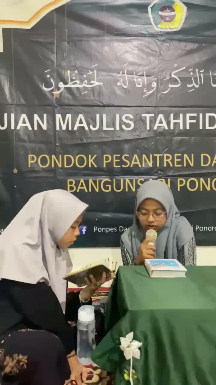Alhamdulillah Ujian Tahfidzul Qur'an saudari Nila dari Magetan, semoga bermanfaat dunia dan akhirat aminn 