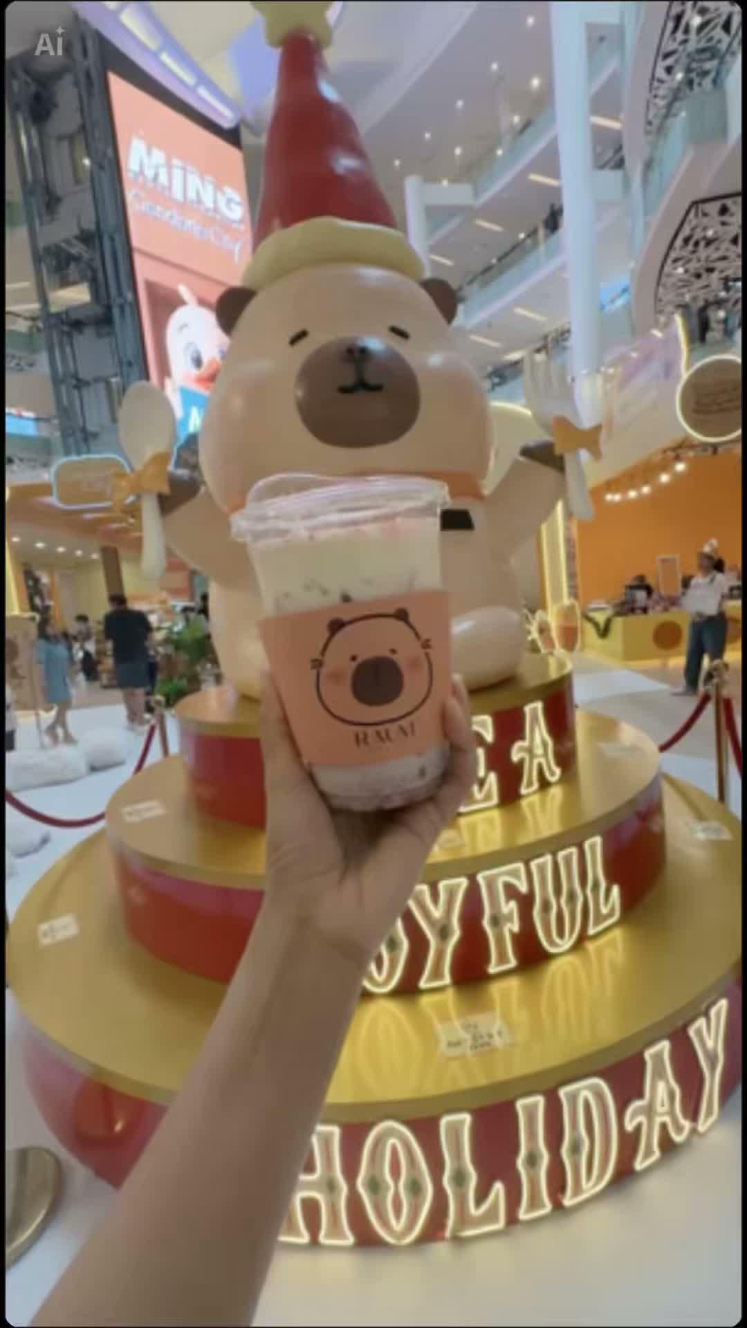 capybara marah-marah gegara salah kasih minuman 