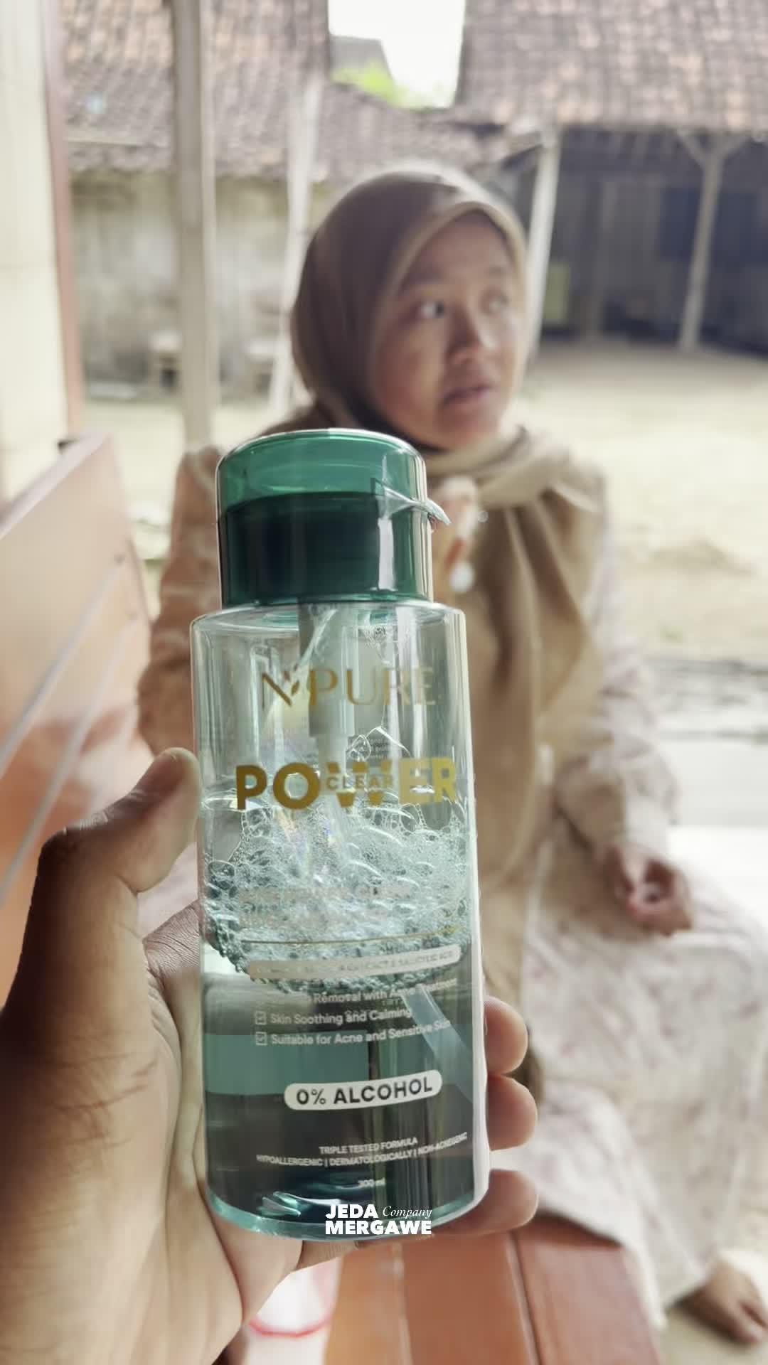 MICELLAR WATER TERBAIK & VOLUMENYA MELIMPAH #micellarwater #npureofficial #npurepowerclear #micellarwaterviral