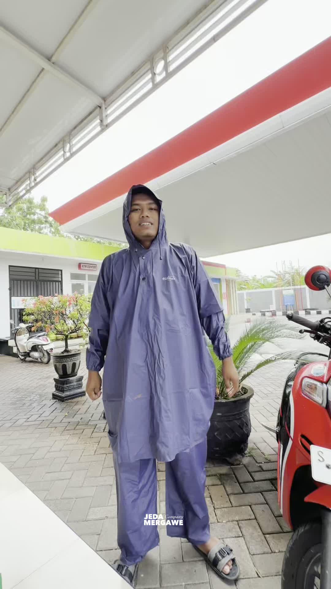 Jas hujan tebal dan kualitas bagus #jashujan #jashujanmurah #jashujandewasa #jashujanelmondo 