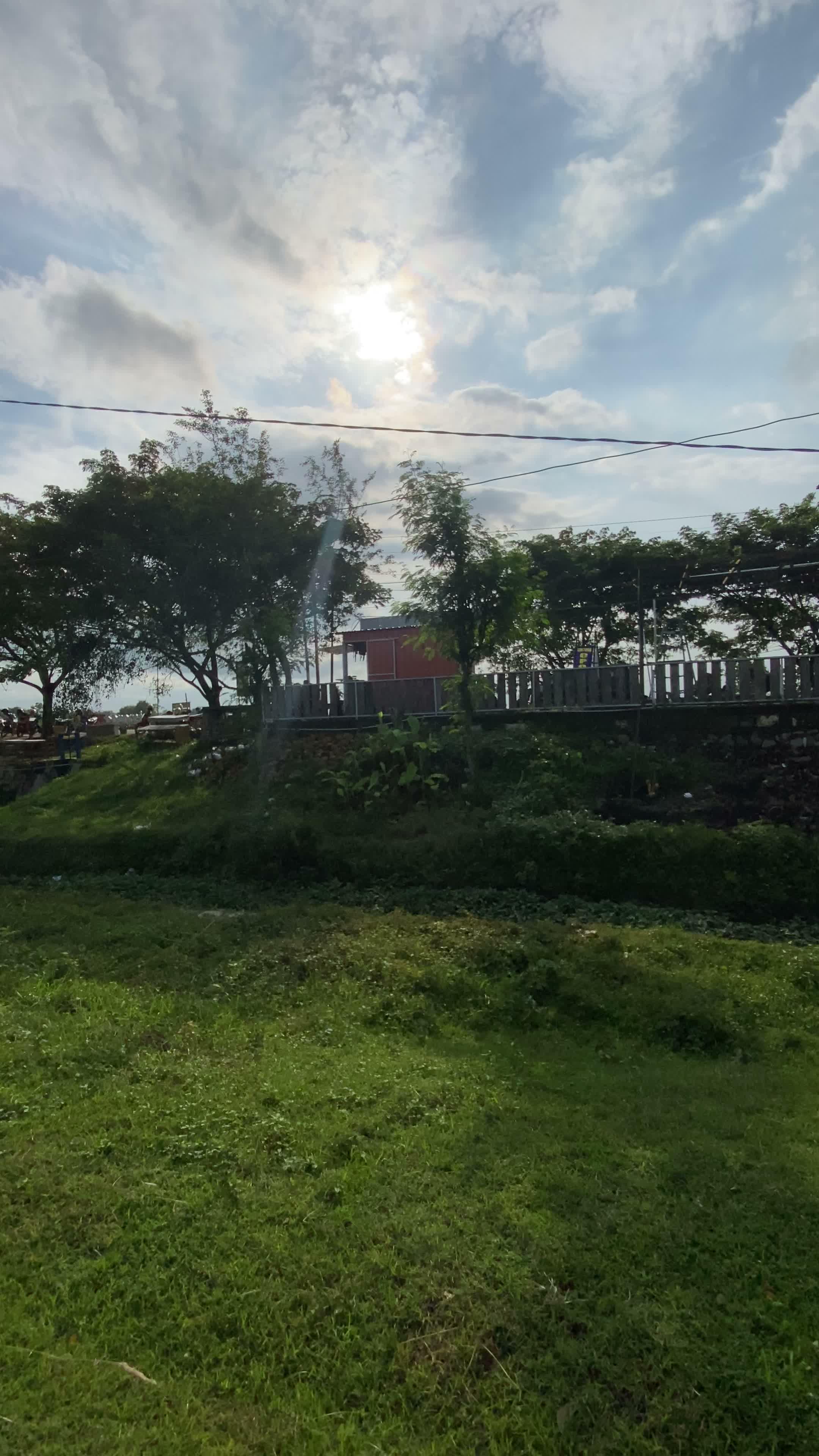 Suasana Embung Sonorejo, syahdu banget #embung #sonorejo #padangan 