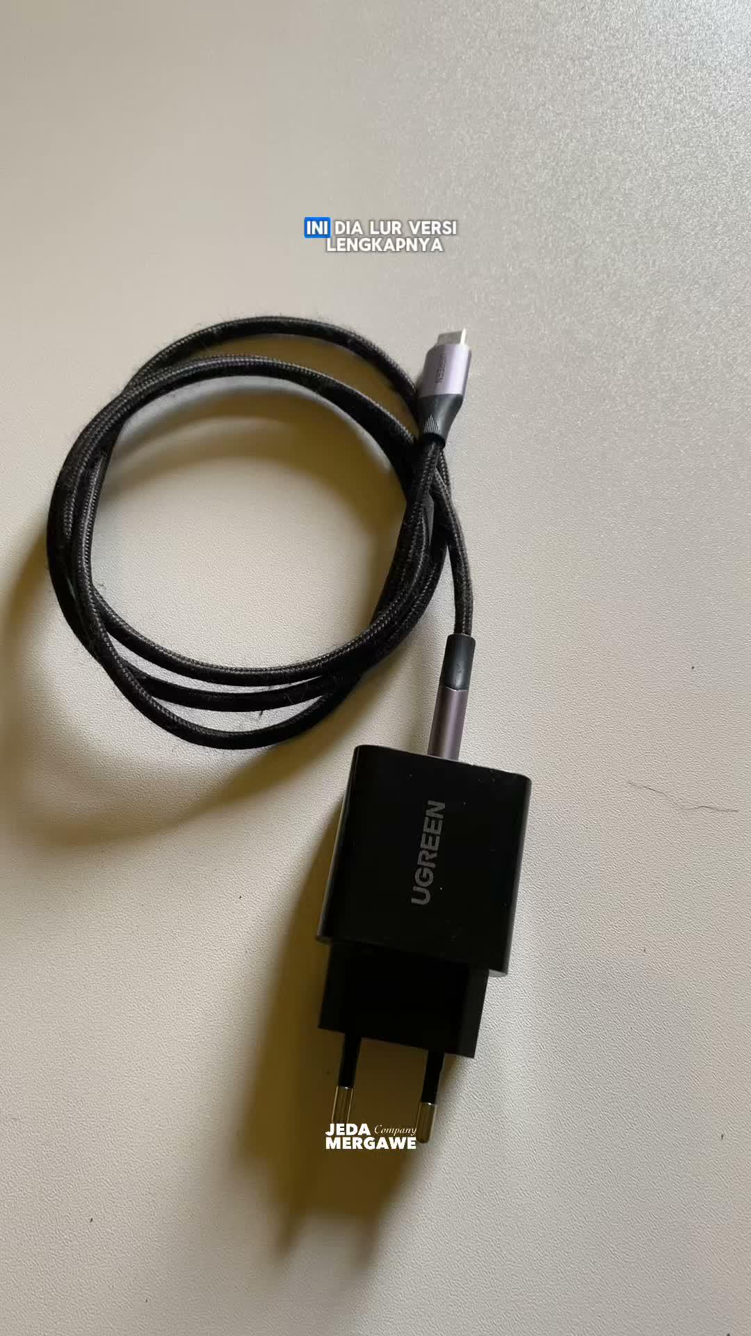 Charger dan kabel Type C to C dari Ugreen #kabel #kepalacharger #charger #ugreen       https://id.shp.ee/zoccg0m?smtt=0.0.9