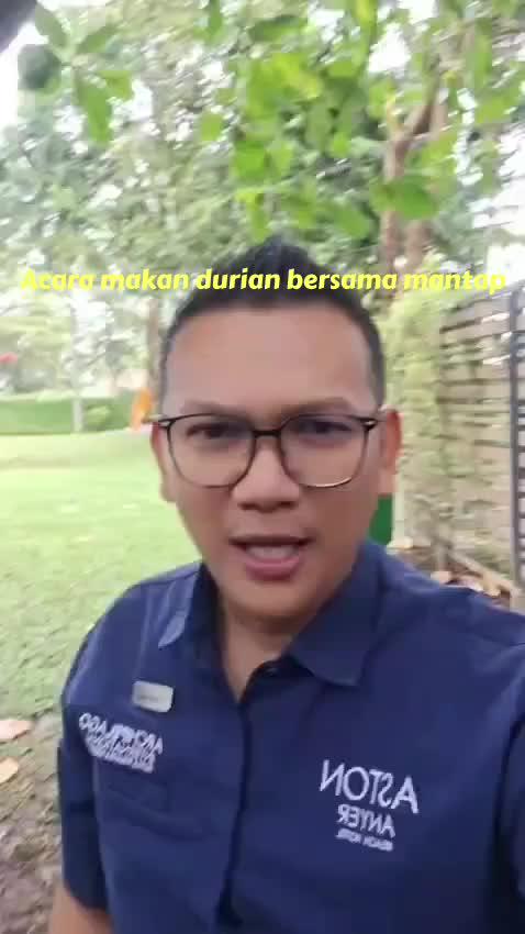 acara makan durian bersama mantap