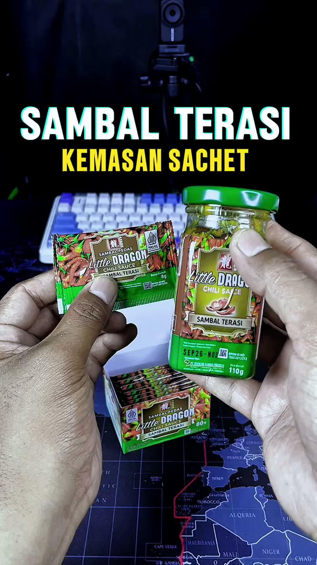 Sekarang sambal terasi ada kemasan sachet dari little dragon, agar lebih mudah dibawa untuk traveling. 

#sambalterasi #littedragon #sambalp