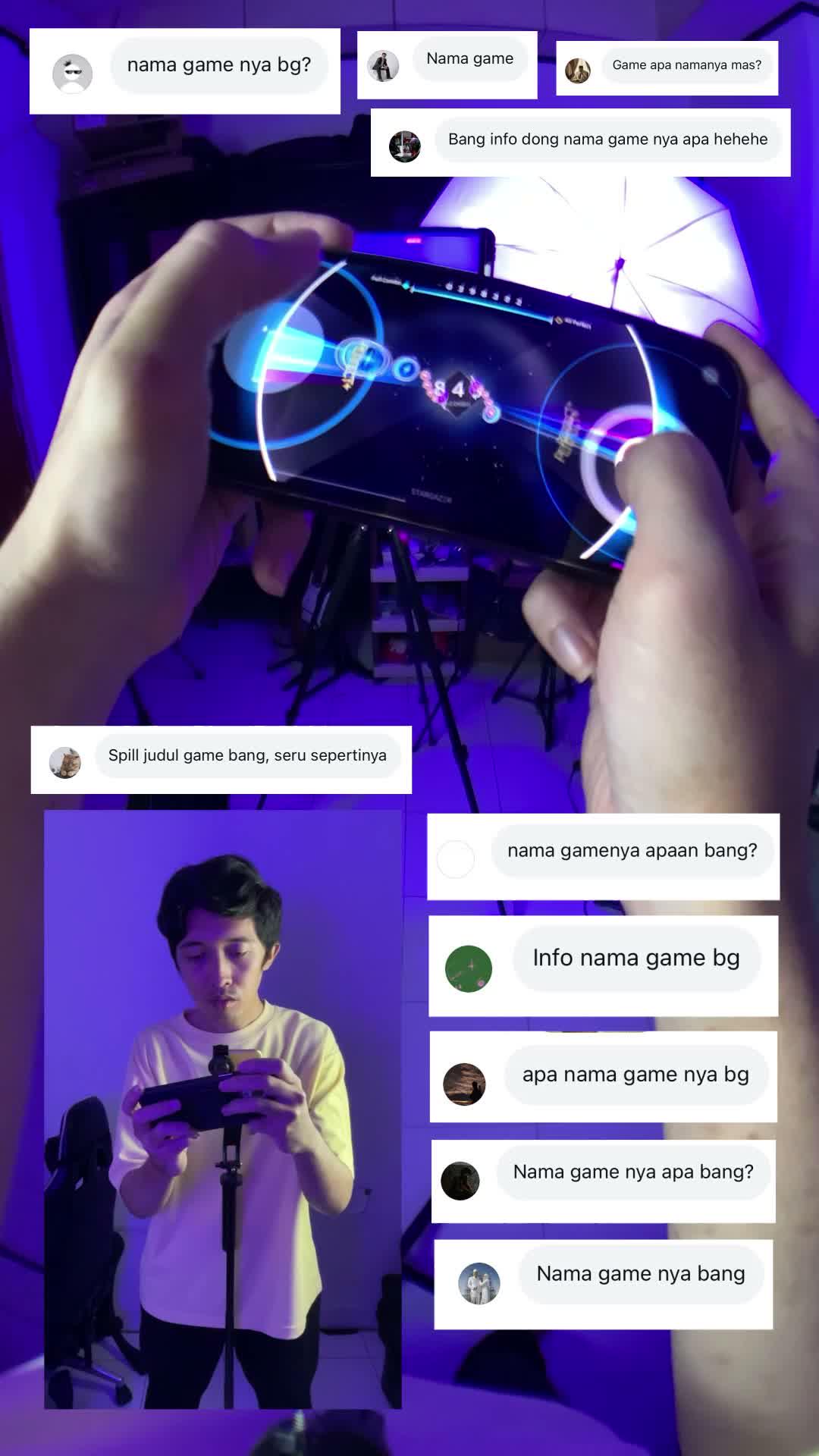 Kemarin bikin story main game rhythm ini di HP, banyak yang nanyain gamenya apaan, mungkin orang pada mikir gini kali ya kek 'itu game musik