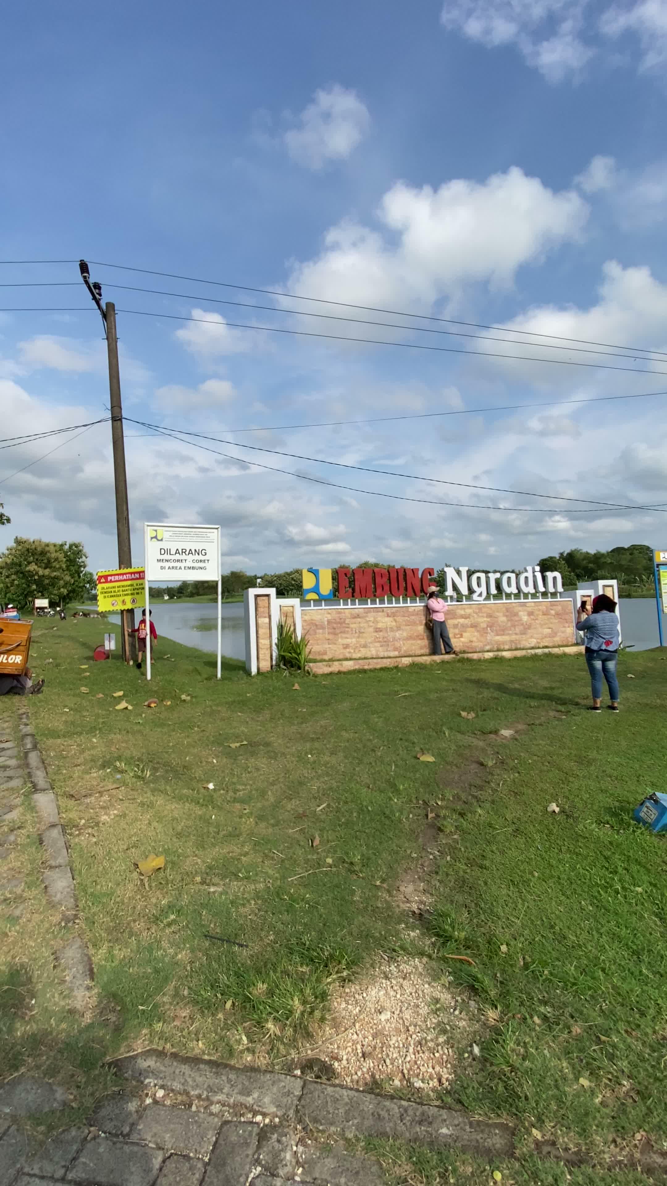 Posisi lur di Embung Ngraden Padangan #embung #waduk #padangan 
