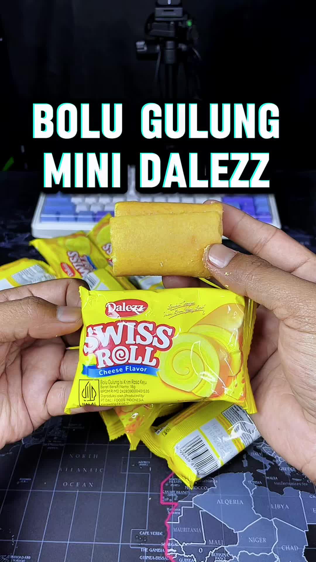 Dalezz Swiss roll atau Bolu gulung mini super lembut dan enak. cocok untuk Cemilan praktis kamu saat lapar ditengah malam.

#bolugulung #bol