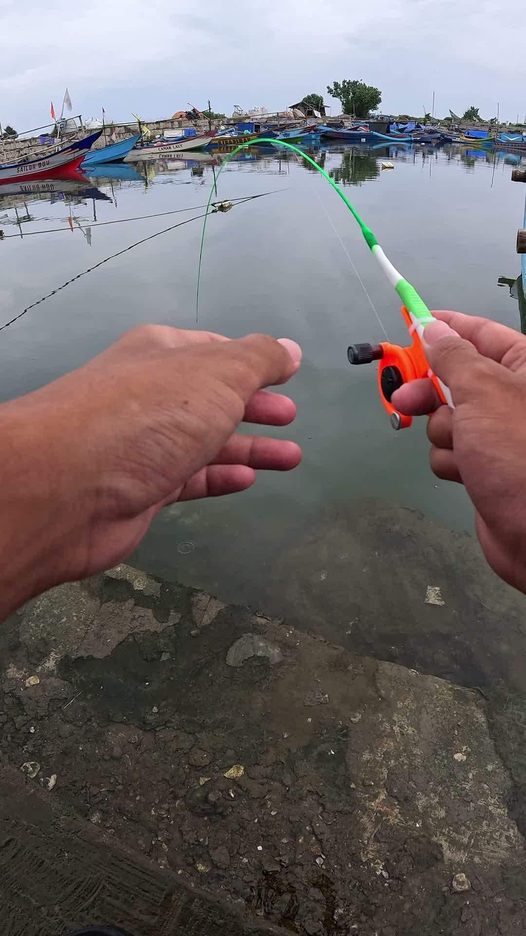 seni memancing ikan kecil 🎣