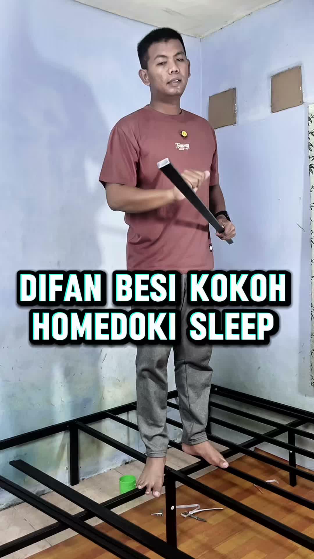 Rekomendasi difan kasur besi homedoki sleep yang super kokoh dan minimalis. 

#difanhomedoki #difankasur #difanminimalis #homedoki #difanbes