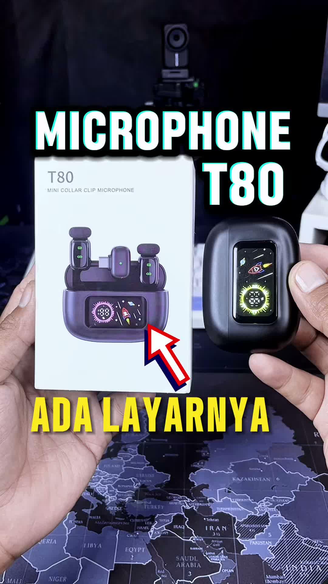 Rekomendasiin microphone NETPAC T80 yang designnya keren dan minimalis sudah ada layarnya. 

#mict80 #micwireless #microphone #netpact80 