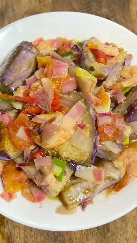 Udang Terong Sambal Rajang Kecombrang 😍😍