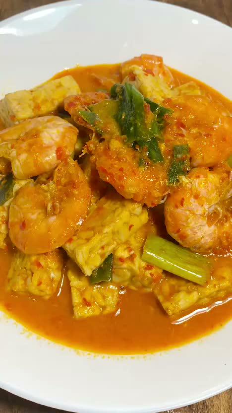 Tempe Udang Santan Pedas 😍😍