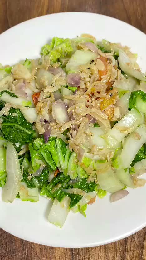 Tumis Sawi Teri 😍😍