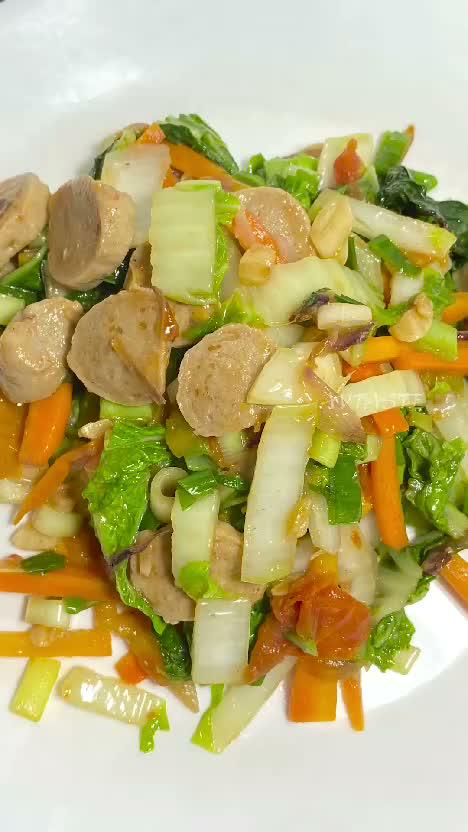 Tumis Sawi Bakso 😍😍