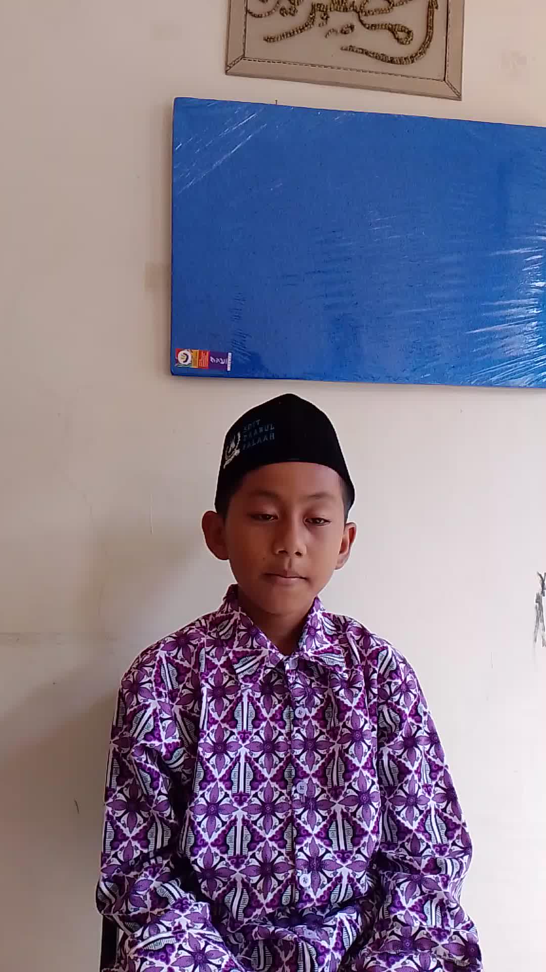 HAFIZ2027 (spasi) Muhammad Azka hafidzul ikhsan (spasi) kabupaten Padang pariaman (spasi) 10 tahun (spasi ) jumlah hafalan Al-Quran 3 juz ya