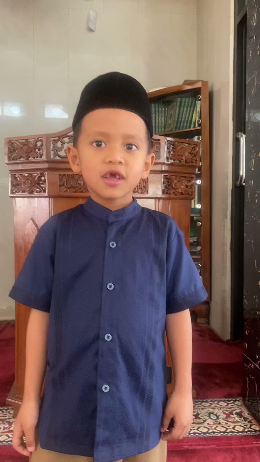 HAFIZ2027 SULTAN HUDZAIFAH ALQANUNIY AZHAR, BEKASI 6 tahun, jumlah hafalan 3 juz