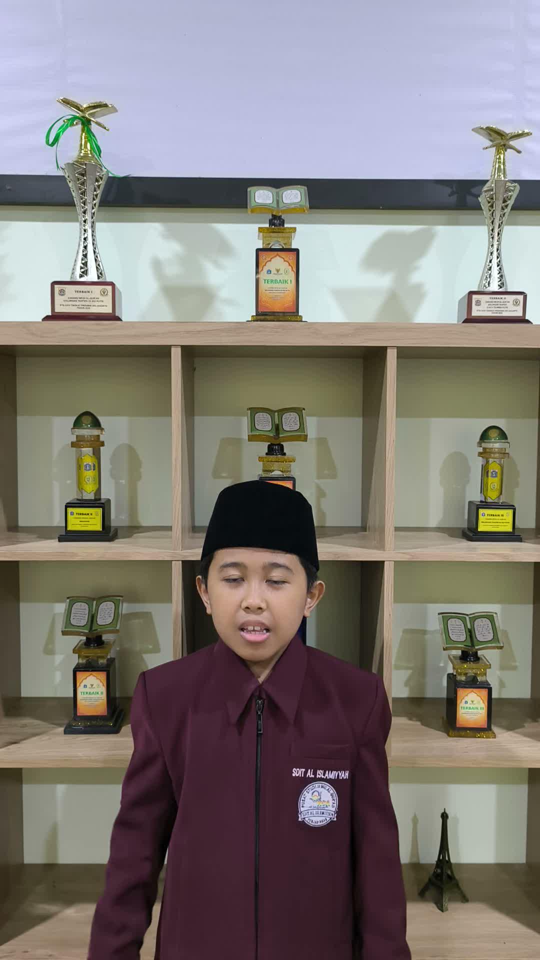 HAFIZ2027. Abdullah Rifqan.  Rusunawa Penjaringan Jakarta Utara.  9 Tahun.  4 Juz  # SDIT Al Islamiyyah #rcaalislamiyyah
