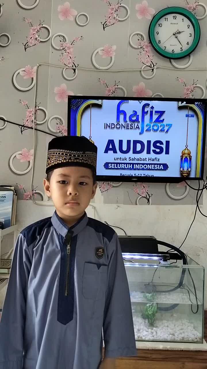 HAFIZ2027 HUDZAIFAH ABDIRRAHMAN KOTA PARIAMAN SUMATERA BARAT 7 TAHUN 3 JUZ.  

 #hafidzindonesia2027
 #hafidzCilik 
 #RCTIPlus 
#HOTrctiplus