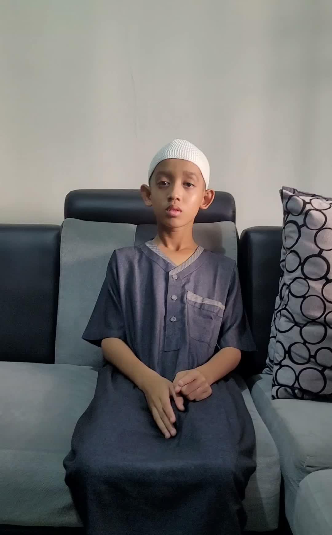 HAFIZ 2027 MUHAMMAD NAJIB ALFAHREZA KOTA SOLOK  11 TAHUN 3 JUZ