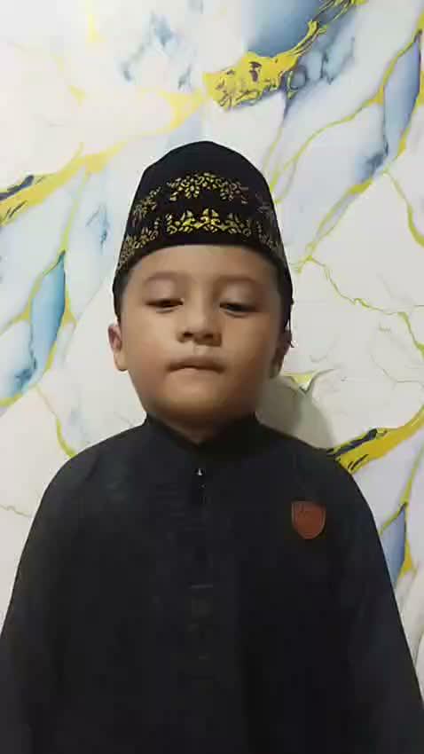HAFIZH2027 SULTHAN SYAHIR MAHASAN USIA 6 TAHUN KOTA PEKANBARU RIAU JUMLAH HAFALAN 3 JUZ# HafizIndonesia